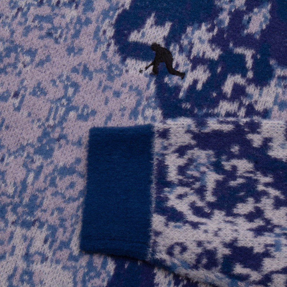 Pass Port Skateboards Carpet Club River Blue Knitted Jumper