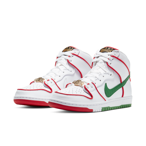Nike SB - Dunk High Pro Premium - White / University Red