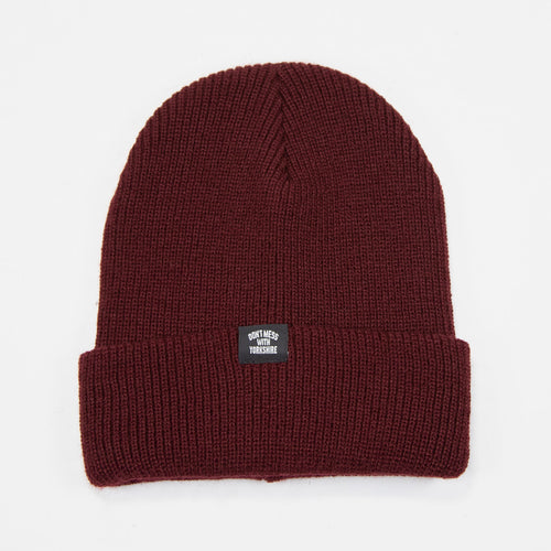Don't Mess With Yorkshire - Classic Beanie - Burgundy