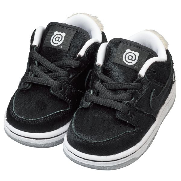 Nike SB - Dunk SB Low OG Medicom TD (Toddler) (UK ONLY) - Black / Black - White