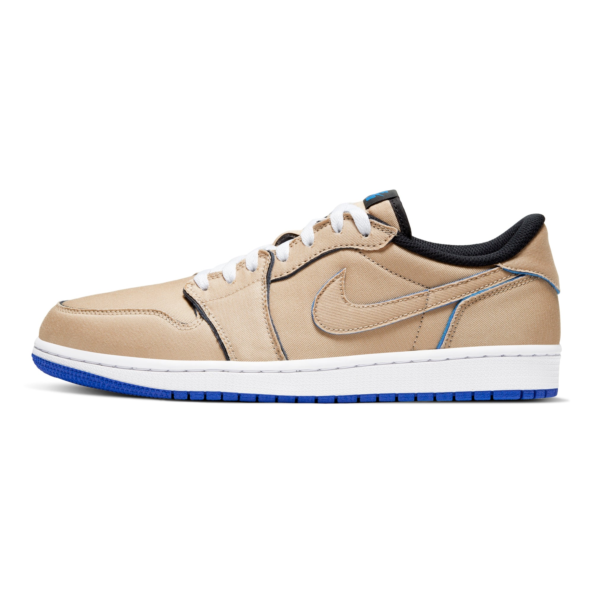 Nike SB - Air Jordan 1 Low QS Shoes - (Lance Mountain) Desert Ore / Royal Blue - Dark Powder Blue