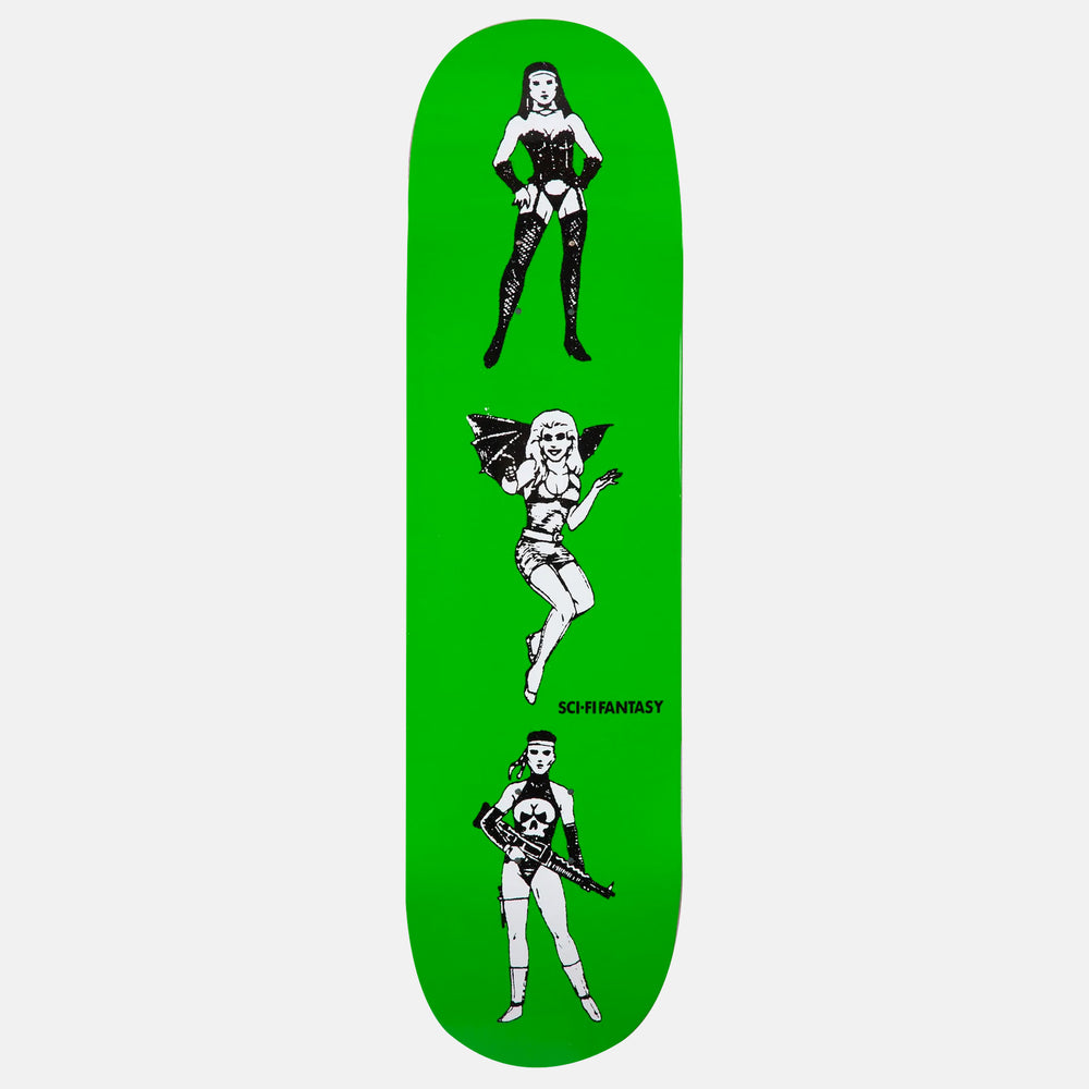 Sci-Fi Fantasy 8.75" Macho Women Skateboard Deck