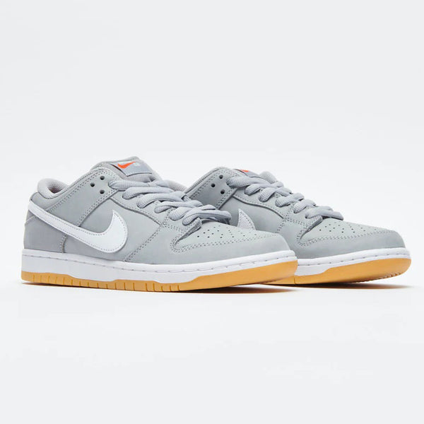 Nike SB - Dunk Low Pro ISO Shoes (UK ONLY) - Wolf Grey / White