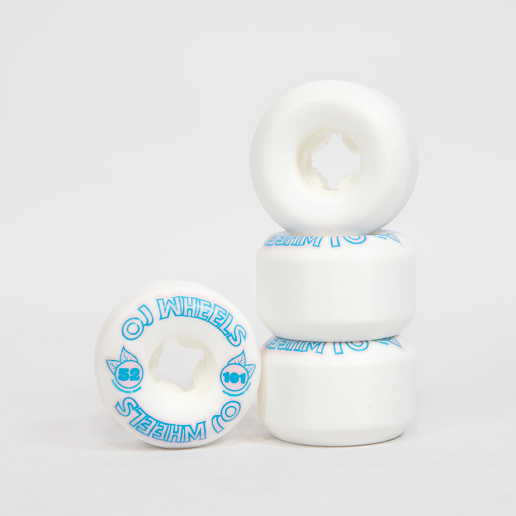 OJ - 52mm (101a) From Concentrate Wheels - White / Blue