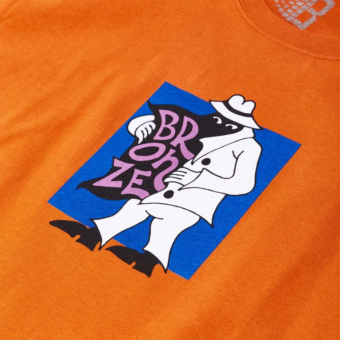 Bronze 56K Pusha B Burnt Orange T-Shirt Front Print