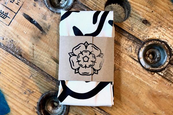 Don't Mess With Yorkshire - Classic Rose Tea Towel - Natural