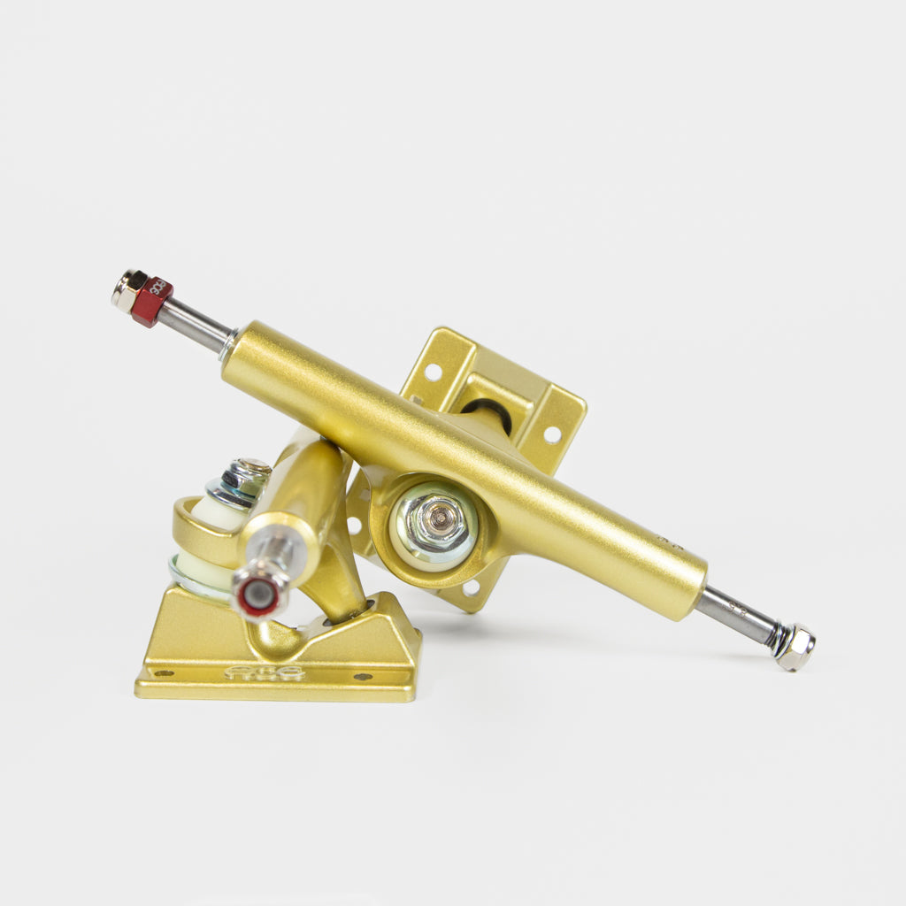 Ace Trucks MFG (Pair) 44 AF1 Skateboard Truck Gold Skate Store