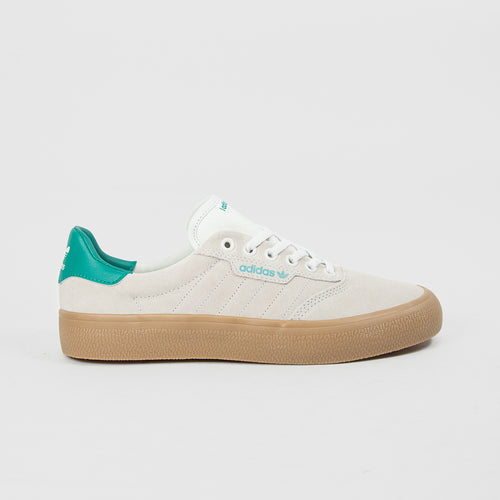 Adidas Skateboarding - 3MC Shoes - Cloud White / Clear Green / Gum