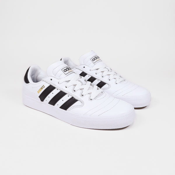 Adidas Skateboarding - Busenitz Vulc 2 Shoes - Footwear White / Core Black / Gold Metallic