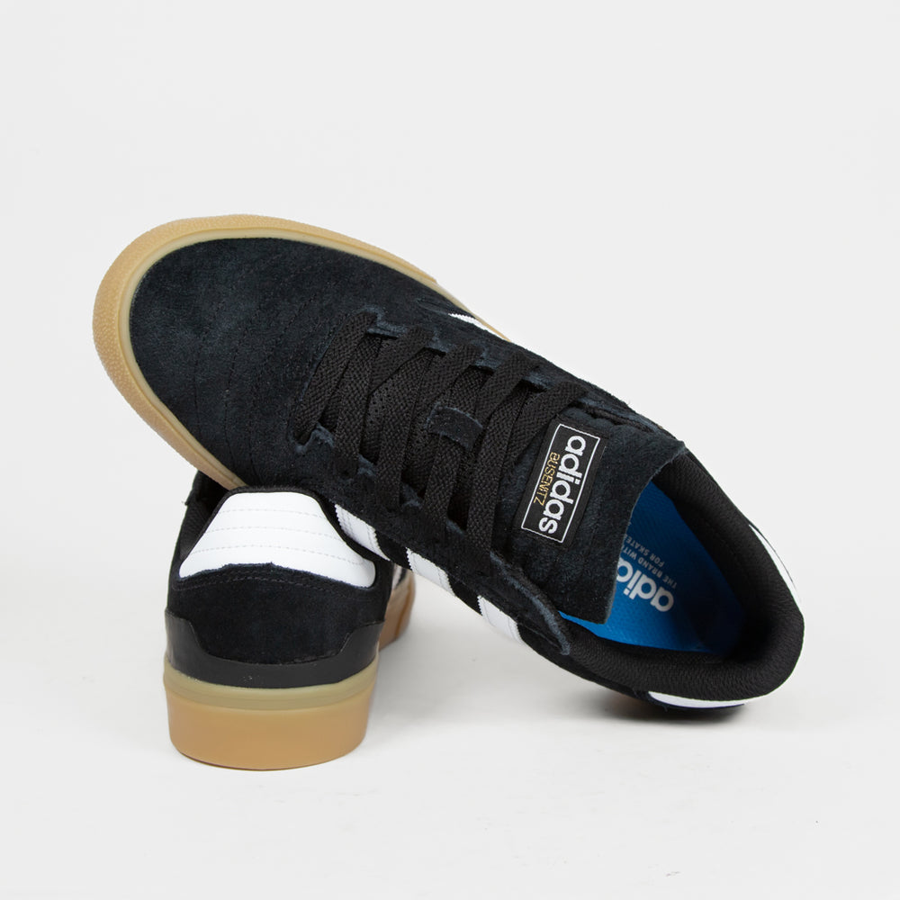 Adidas Skateboarding Black And Gum Busentiz Vulc 2 Shoes