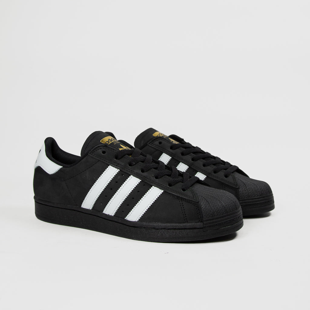 Adidas Skateboarding Black And White Superstar ADV Shoes