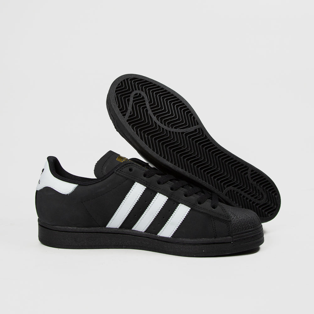 Adidas Skateboarding - Superstar ADV Shoes - Core Black / Footwear White –  Welcome Skate Store