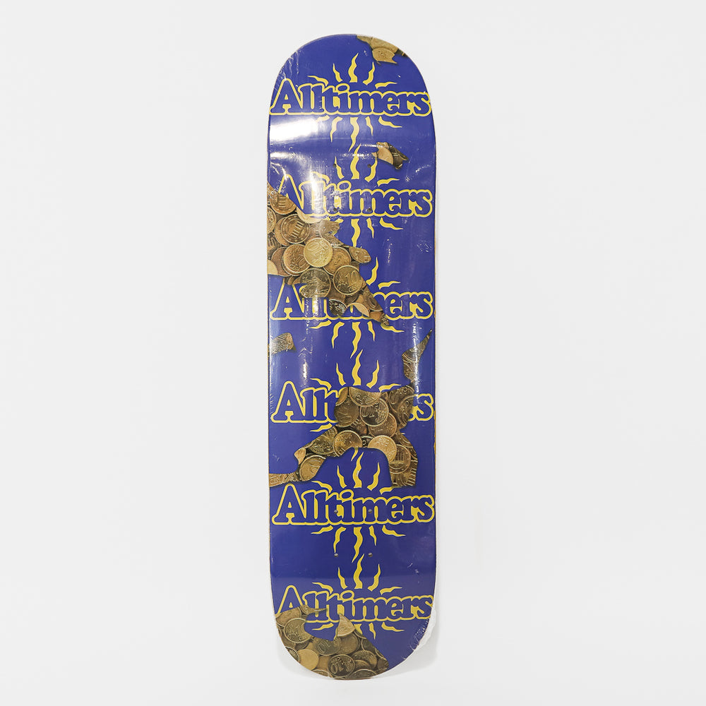 Alltimers Coins Vacation Blue Skateboard Deck