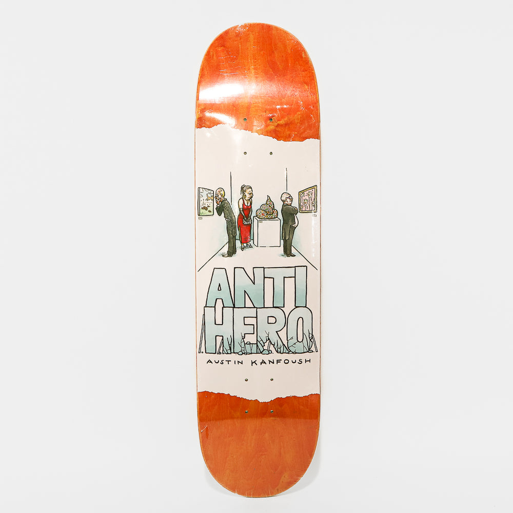 Anti Hero Skateboards - 8.06" Austin Kanfoush Expressions Skateboard Deck - Orange Stain