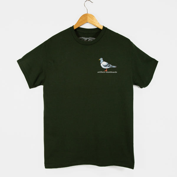 Anti Hero Skateboards - Lil Pigeon T-Shirt - Forest Green / Multi