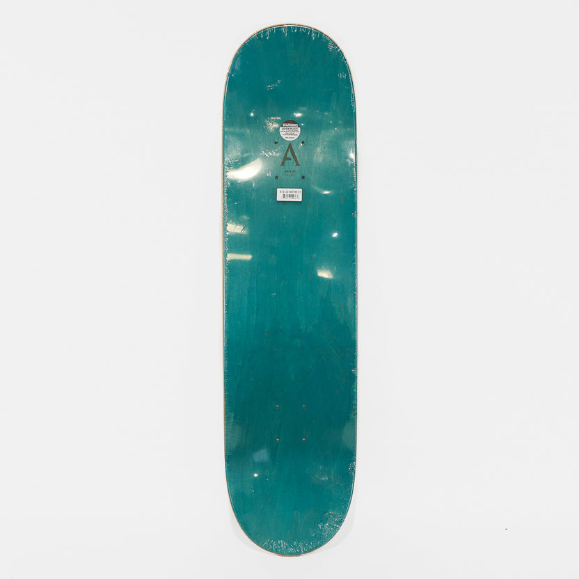 April Skateboards 8.25" OG Inverted Skateboard Deck Teal
