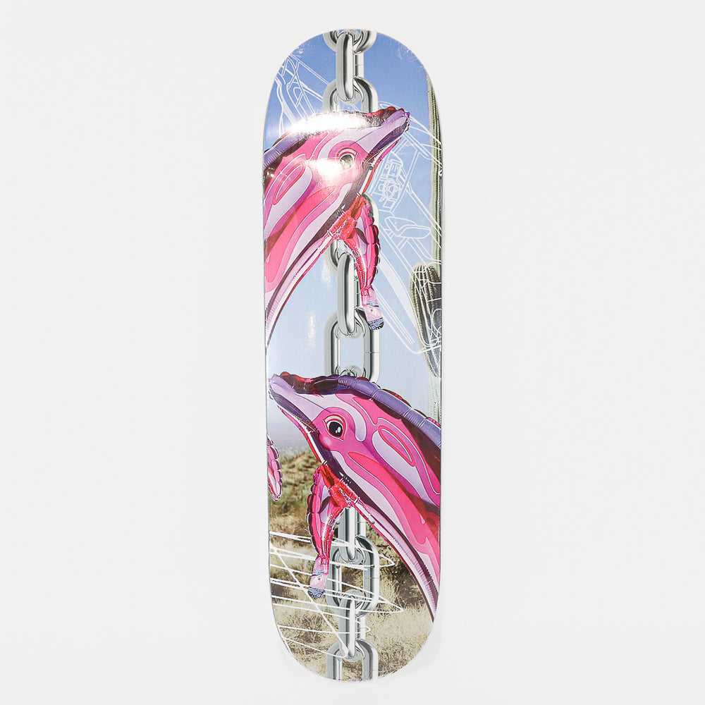 Call Me 917 8.25" Pink Dolphin Skateboard Deck 