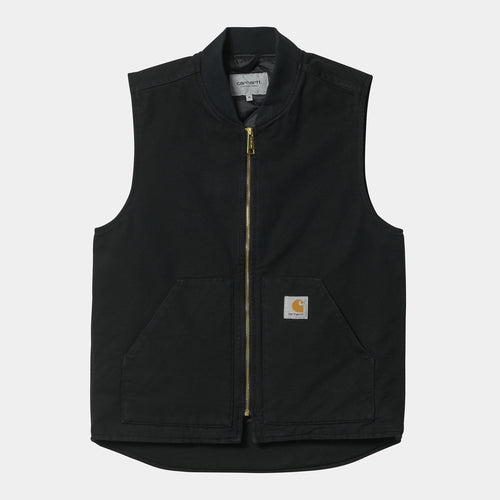 Carhartt WIP - Canvas Vest Jacket - Black (Rinsed)