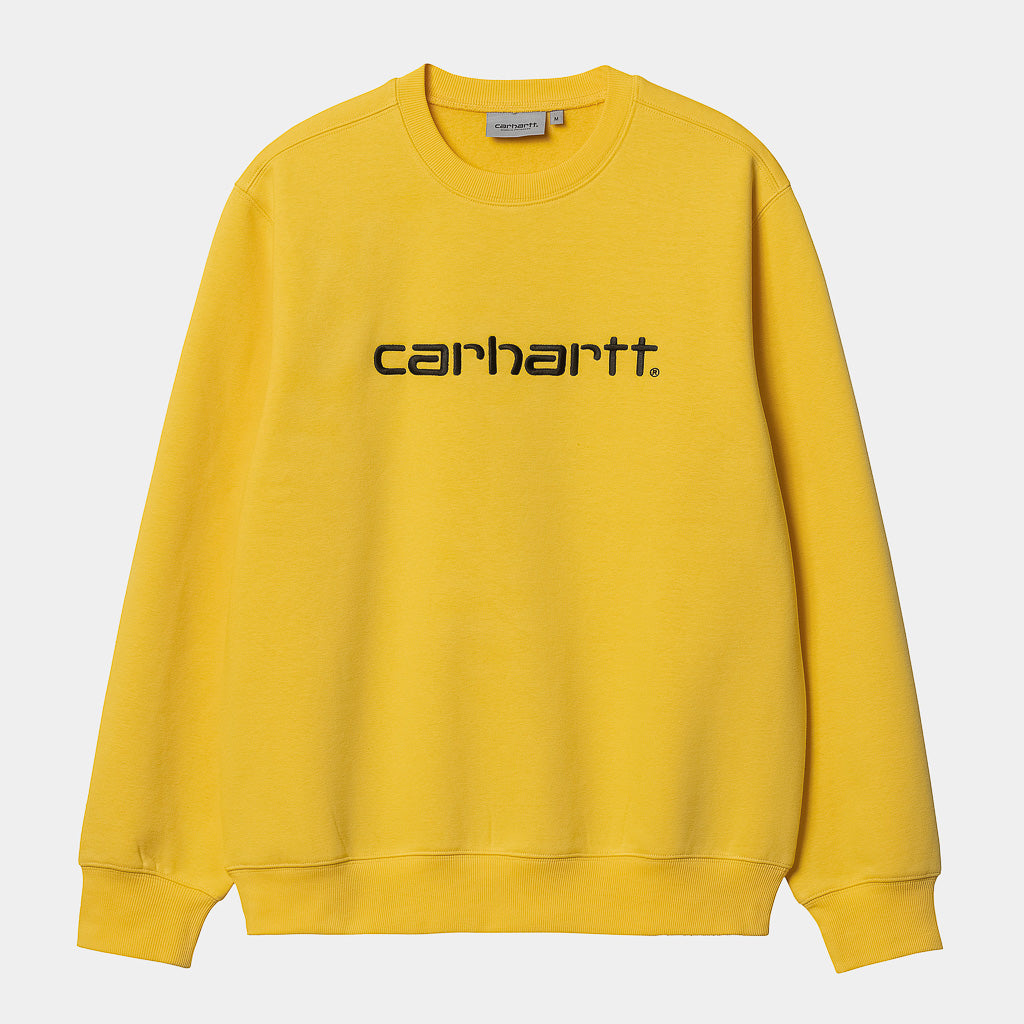 Carhartt WIP Buttercup Yellow Carhartt Crewneck Sweatshirt