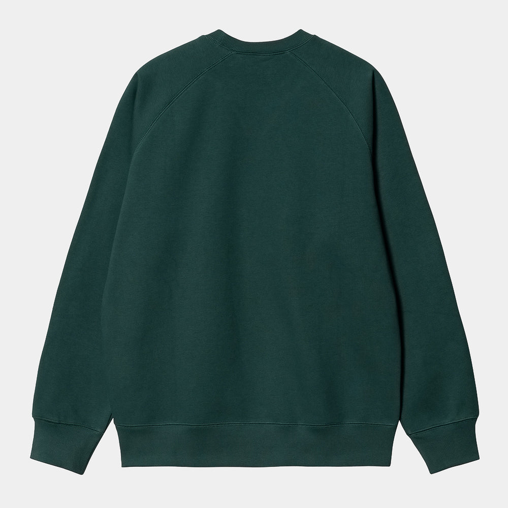 Carhartt WIP Botanic Green Chase Crewneck Sweatshirt