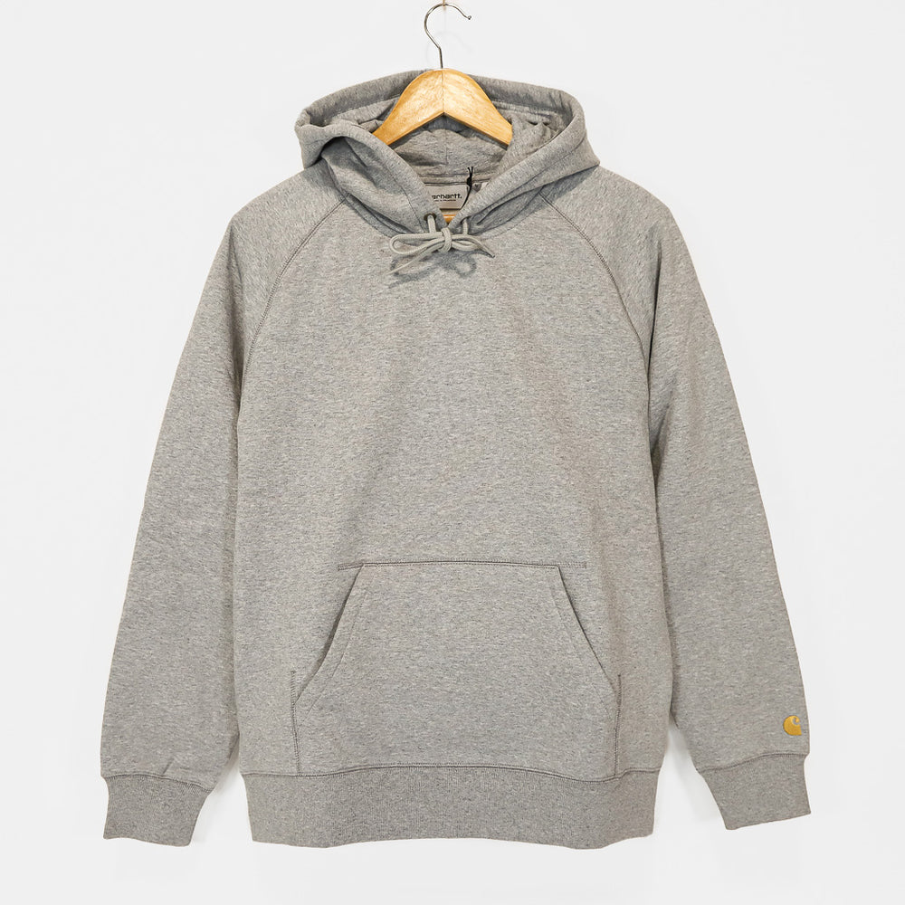 Carhartt WIP Grey Chase Pullover Hooded Sweatshirt