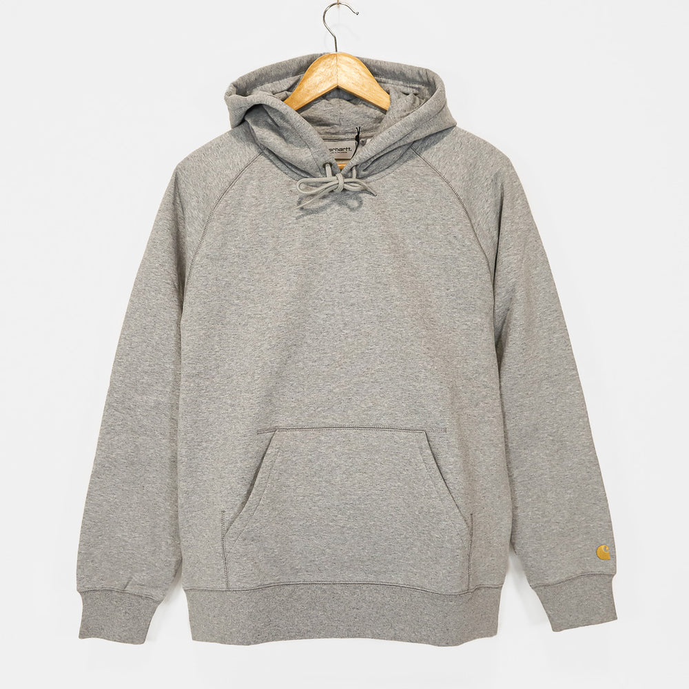 Carhartt WIP Chase Pullover Hooded Sweatshirt Grey Heather