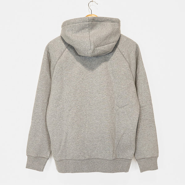 Carhartt WIP - Chase Pullover Hooded Sweatshirt - Grey Heather / Gold