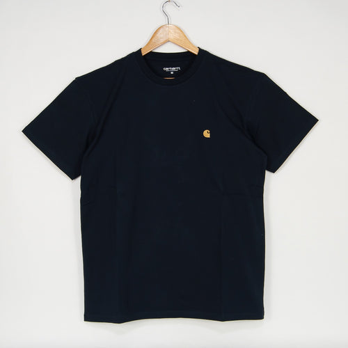 Carhartt WIP - Chase T-Shirt - Dark Navy / Gold
