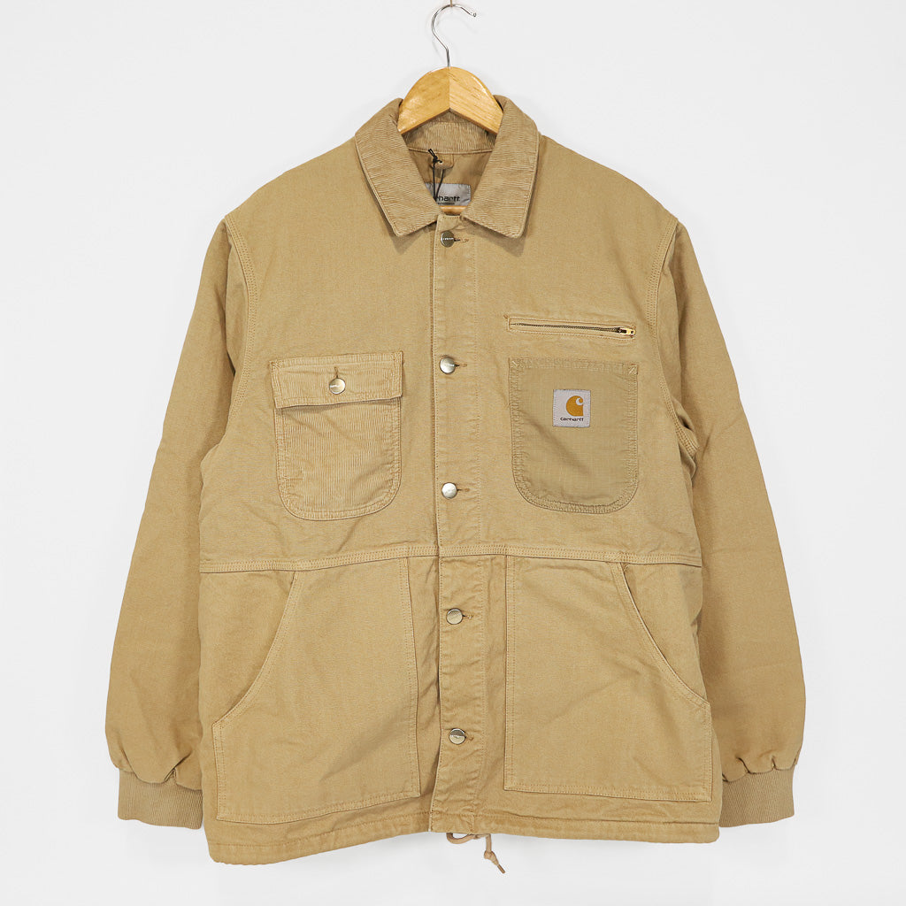 ジップボタンボタン留めpalace carhartt ミシガンコート サイズM