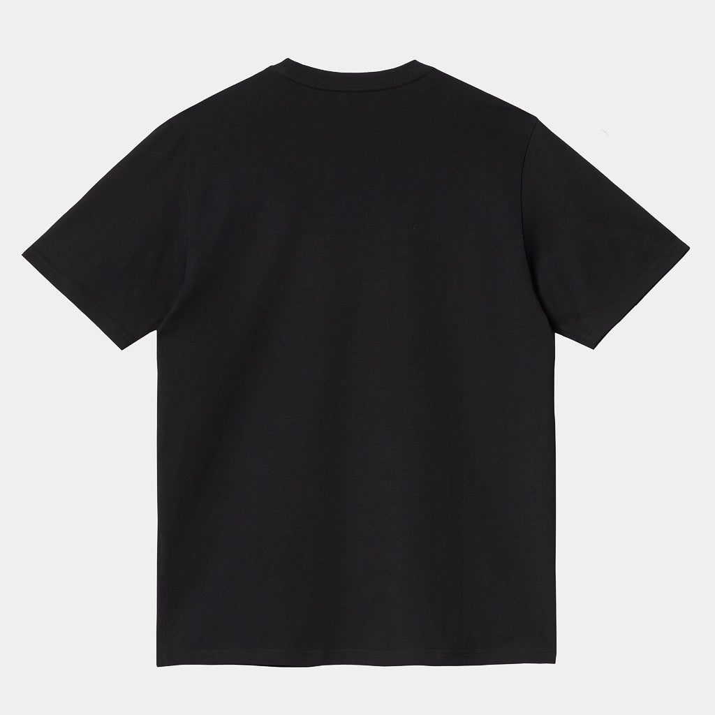 Carhartt WIP Pocket T Shirt Black Welcome Skate Store