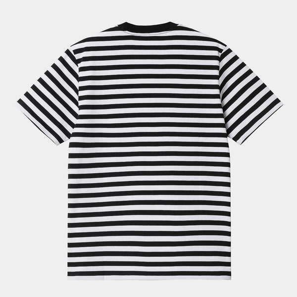 Carhartt WIP - Scotty Stripe Pocket T-Shirt - Black / White