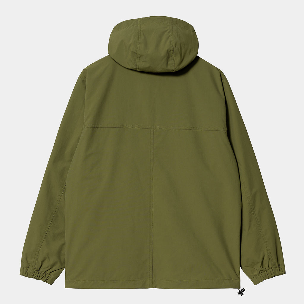 Carhartt WIP Kiwi Green Windbreaker Pullover Hooded Jacket