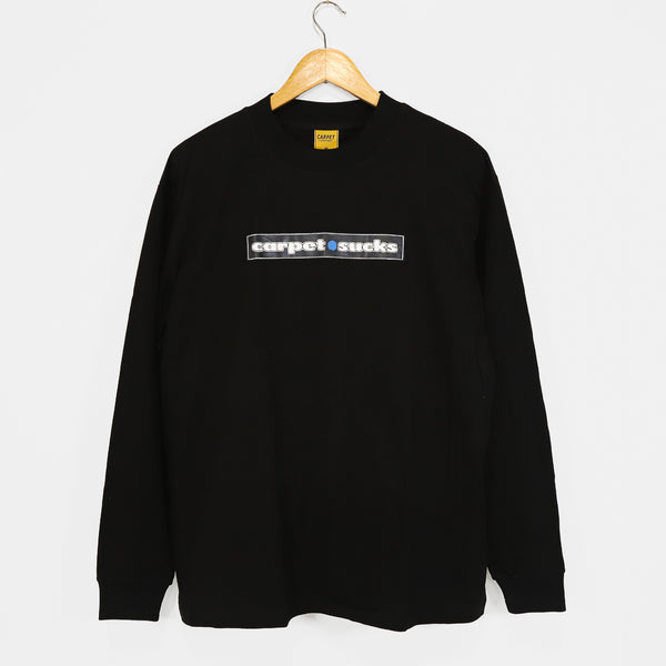 Carpet Company - Carpet Sucks Longsleeve T-Shirt - Black