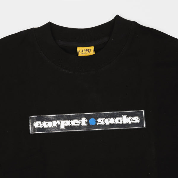 Carpet Company - Carpet Sucks Longsleeve T-Shirt - Black