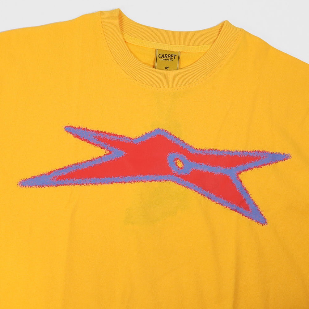 Carpet Company Bizzaro Yellow T-Shirt Front Print