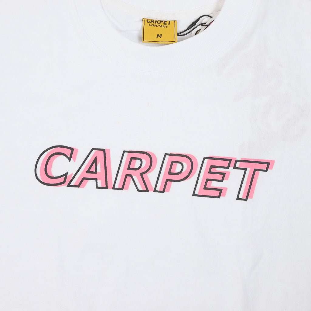 Carpet Company Misprint White T-Shirt Front Print