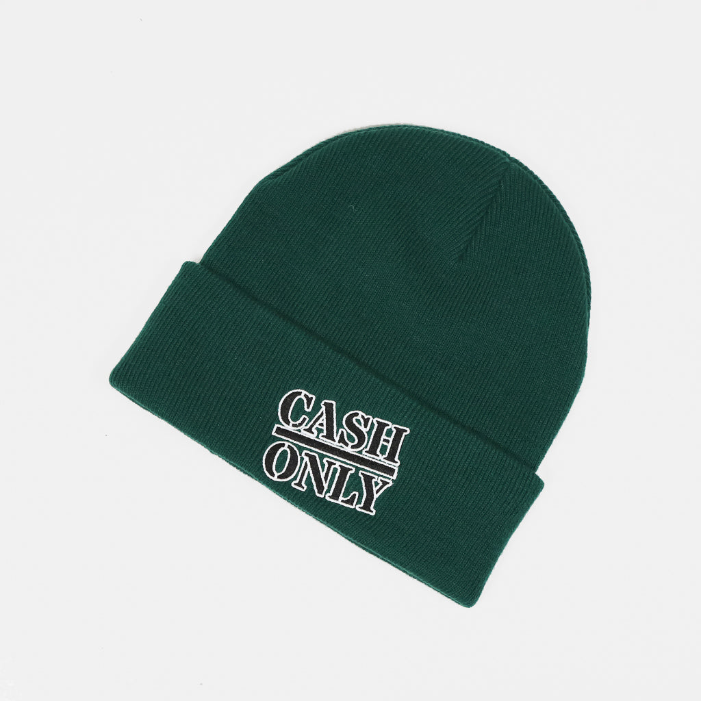 Cash Only Enemy Forest Green Beanie