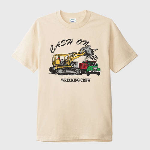 Cash Only - Wrecking T-Shirt - Sand