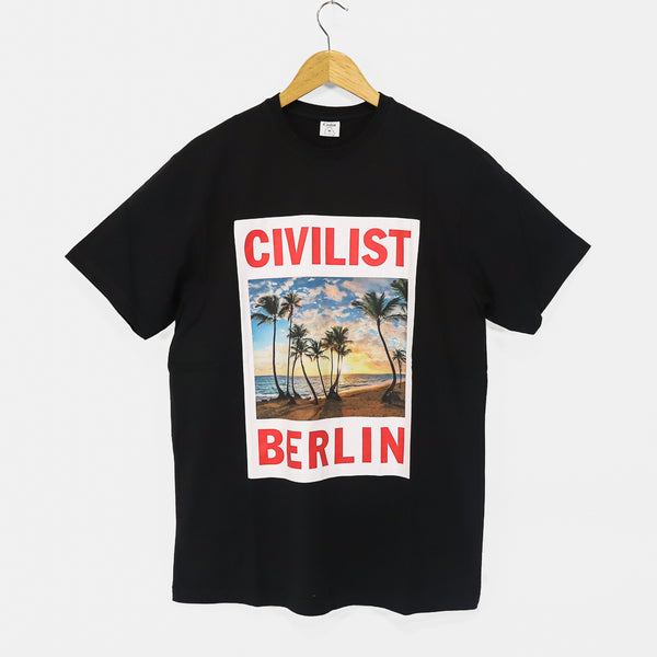 Civilist - Palme T-Shirt - Black