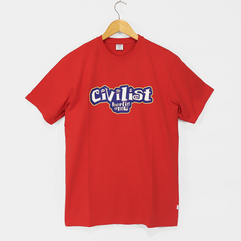 Civilist Whirl Red T-Shirt