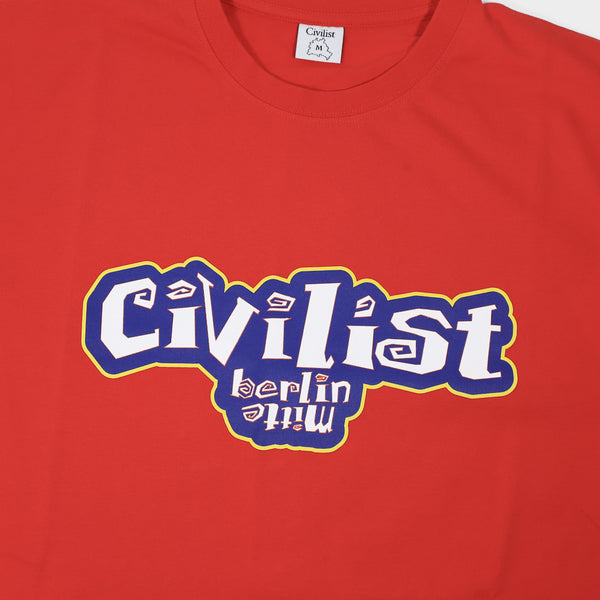 Civilist - Whirl T-Shirt - Red