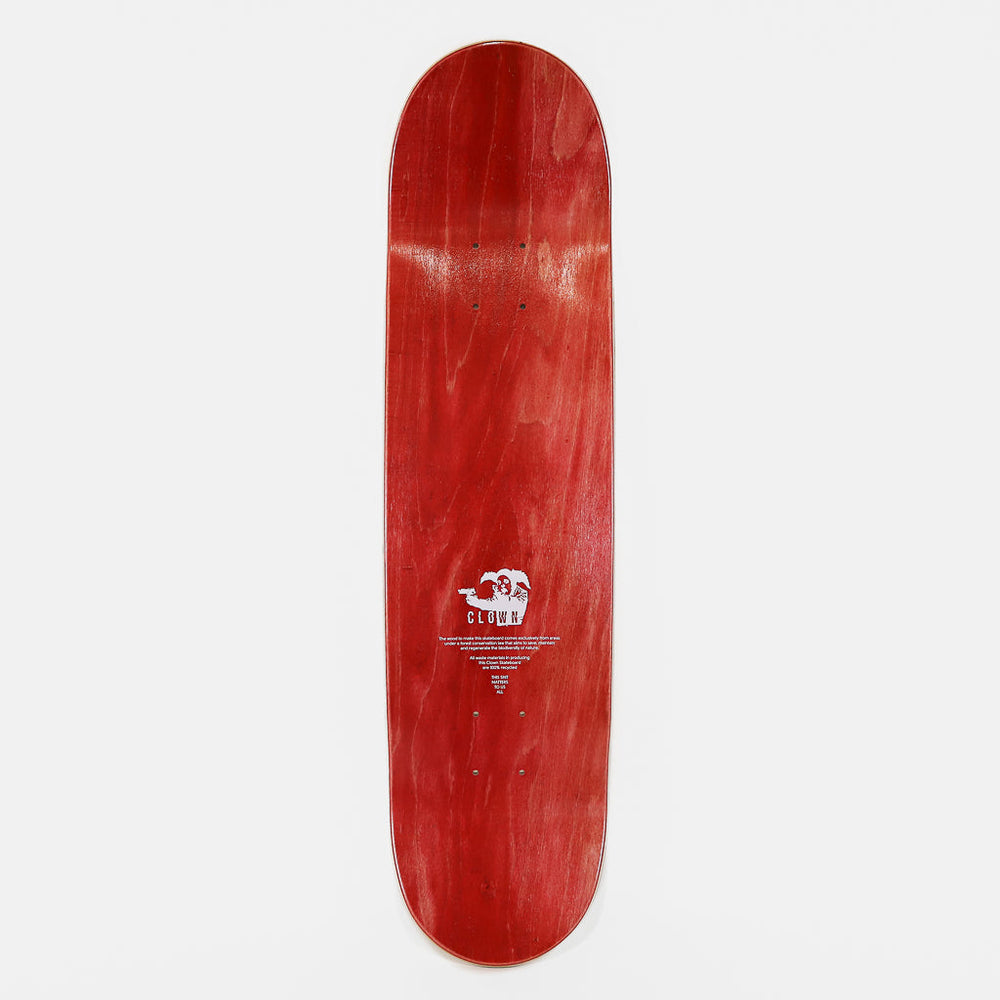 Clown Skateboards - 8.0" (Medium Concave) Foundation Skateboard Deck