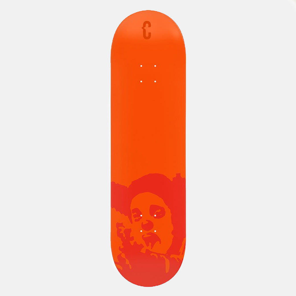 Clown Skateboards 8.25" Orange Manifesto DUB Skateboard Deck