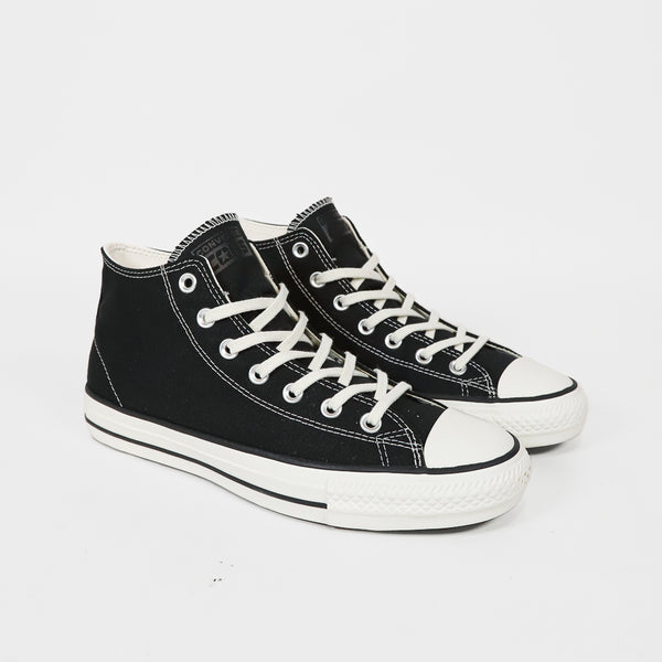Converse Cons - CTAS Mid Pro Shoes - Black / Black / Egret