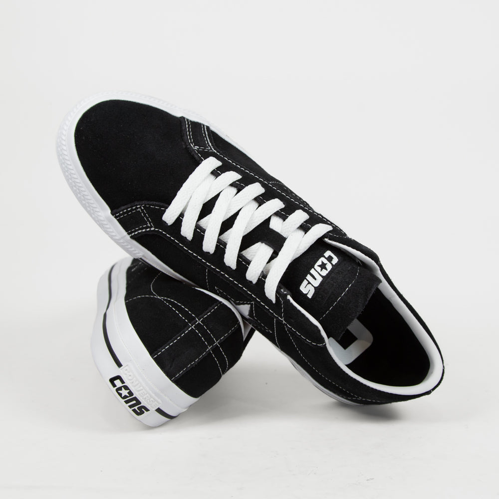 Converse Cons Black And White One Star Pro OX Shoes