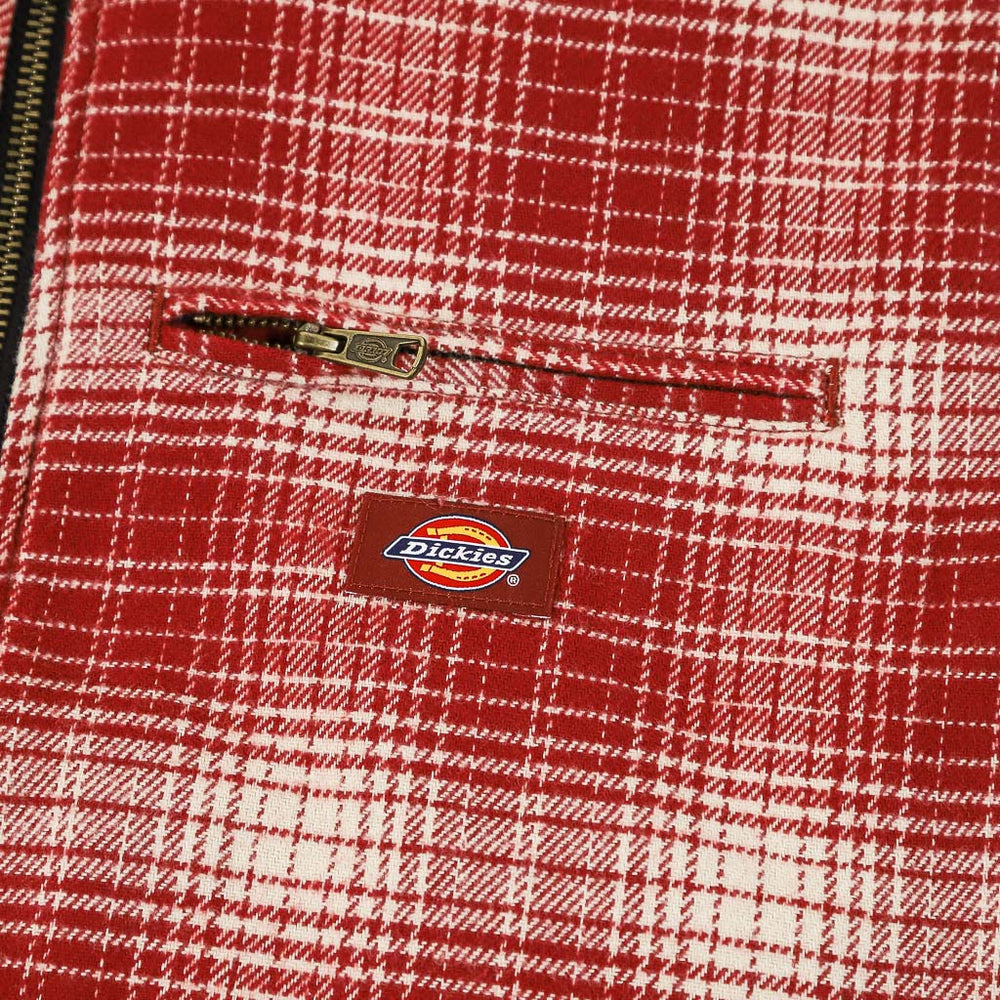 Dickies Red Pedro Bay Vest Pocket