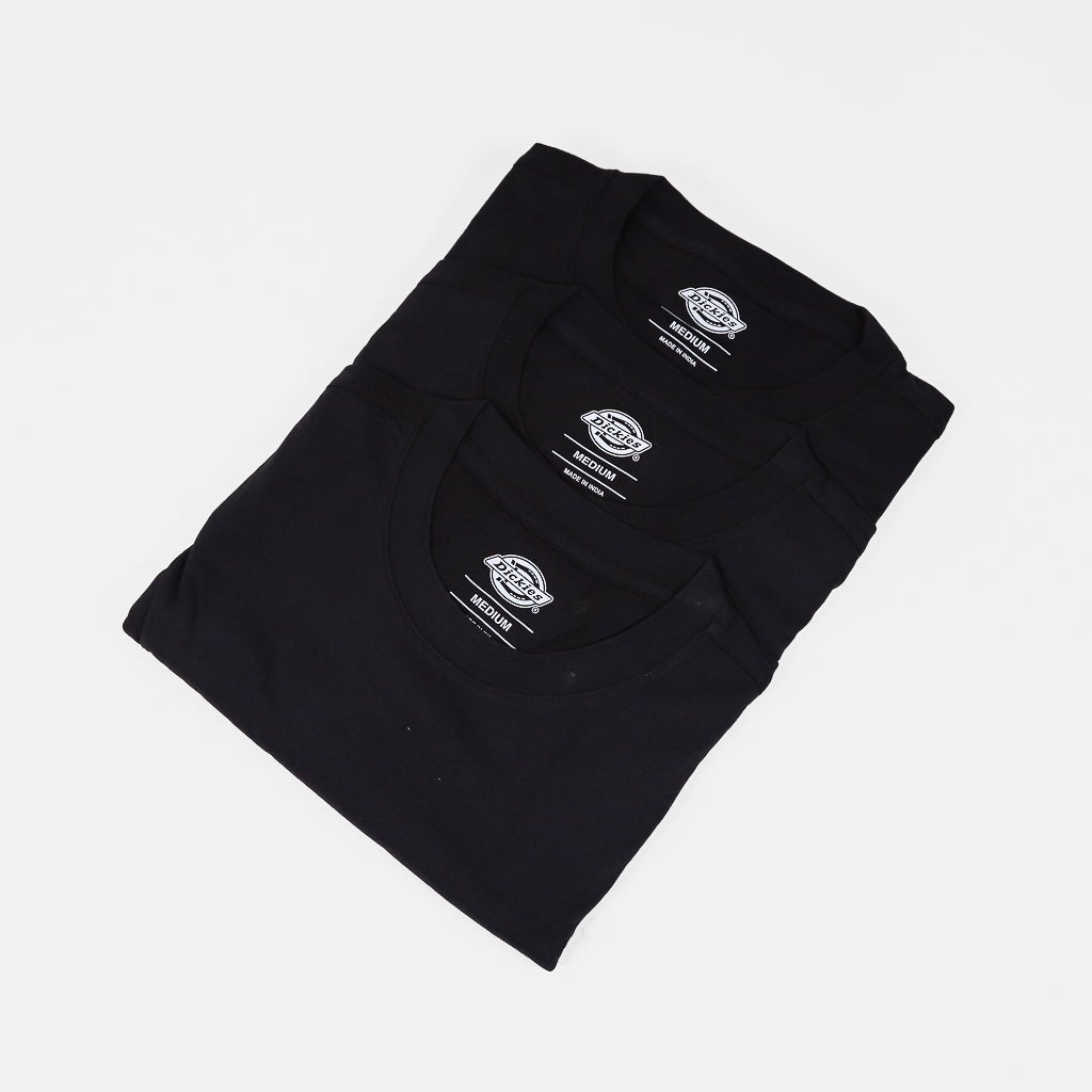 Dickies Plain Black T-Shirt Pack