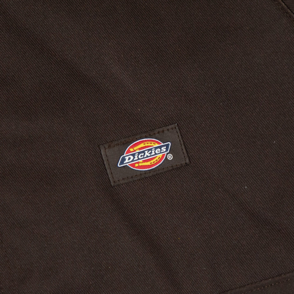 Dickies Dark Brown Unlined Eisenhower Jacket Woven Label