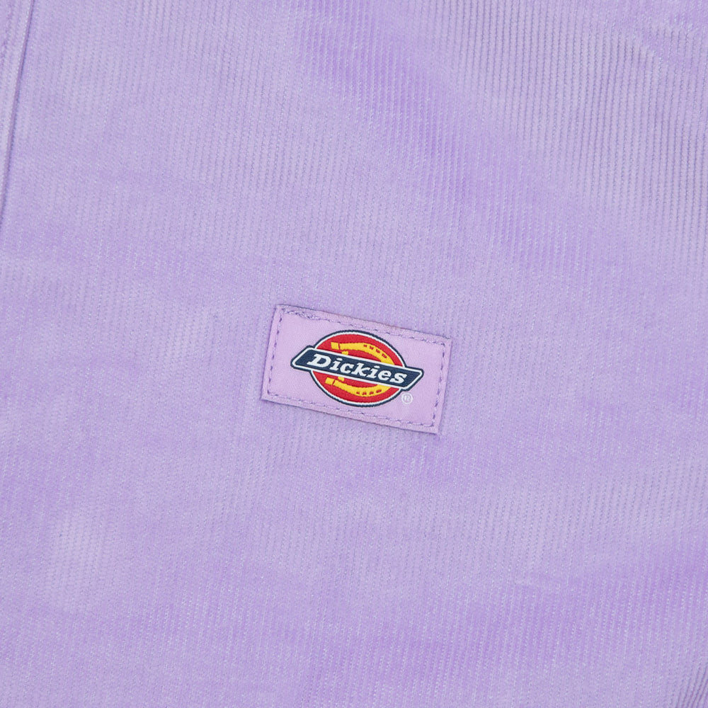 Dickies Purple Rose Wilsonville Corduroy Longsleeve Shirt Branding