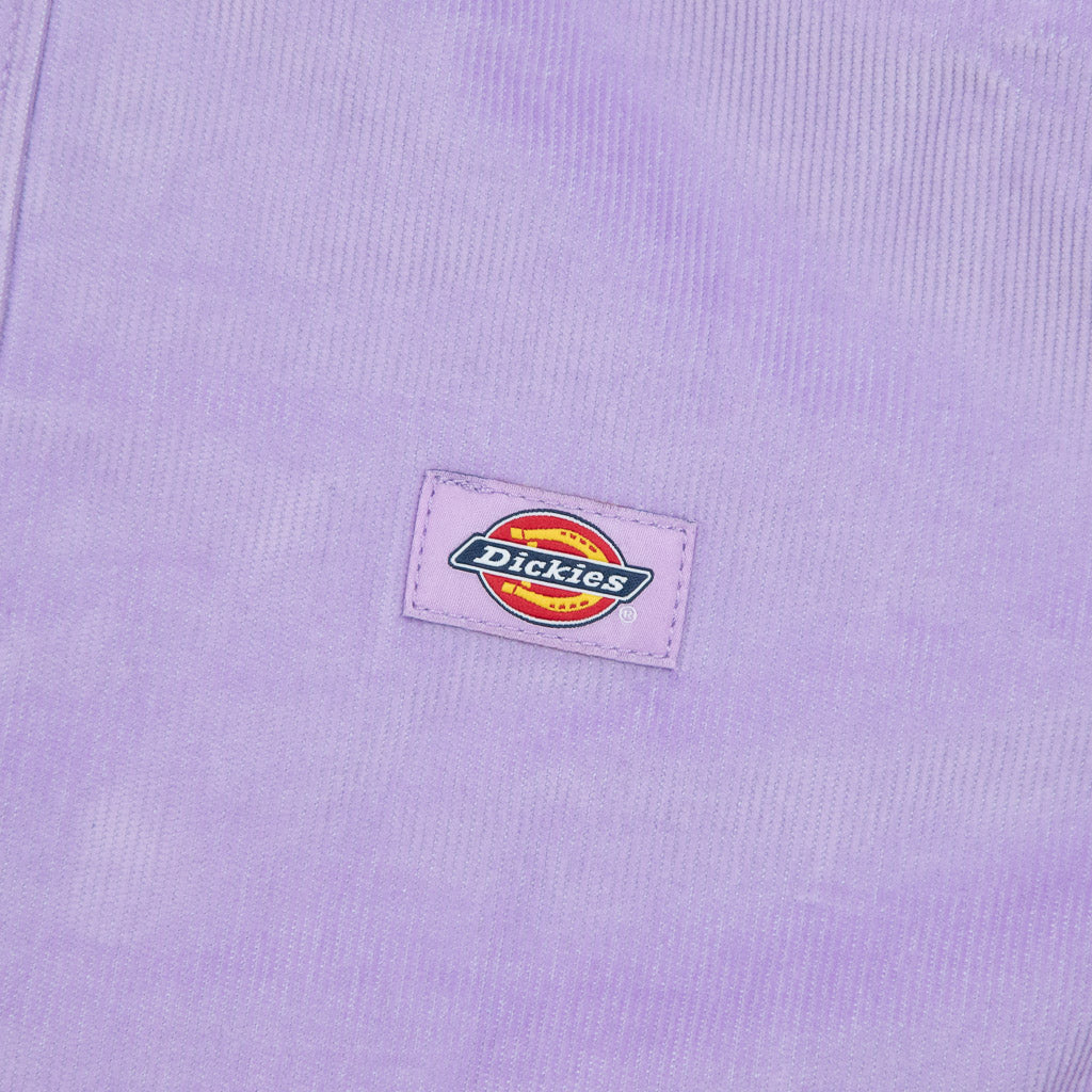 Dickies Purple Rose Wilsonville Corduroy Longsleeve Shirt Branding